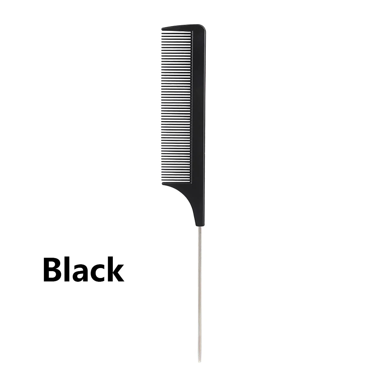 Pro Pointed Tail Salon Hairdressing Hair Styling Anti-static Comb Hair Brush Steel Needle Pin Rat Tail Combs Barber Accessories