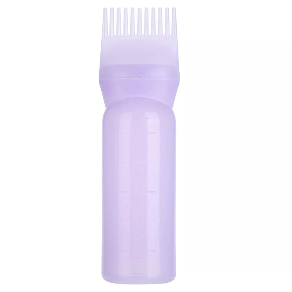 Barber Dyeing Bottle Shampoo Oil Applicator Brush Scalp Treament Applicator Bottle Salon Home DIY Hair Coloring Styling Tools