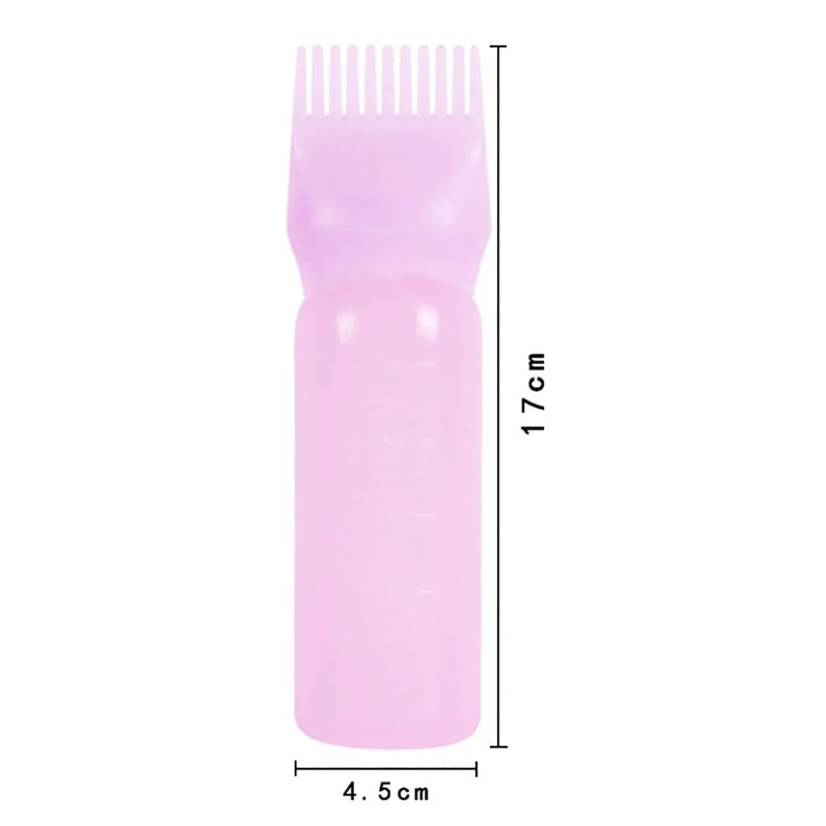Barber Dyeing Bottle Shampoo Oil Applicator Brush Scalp Treament Applicator Bottle Salon Home DIY Hair Coloring Styling Tools