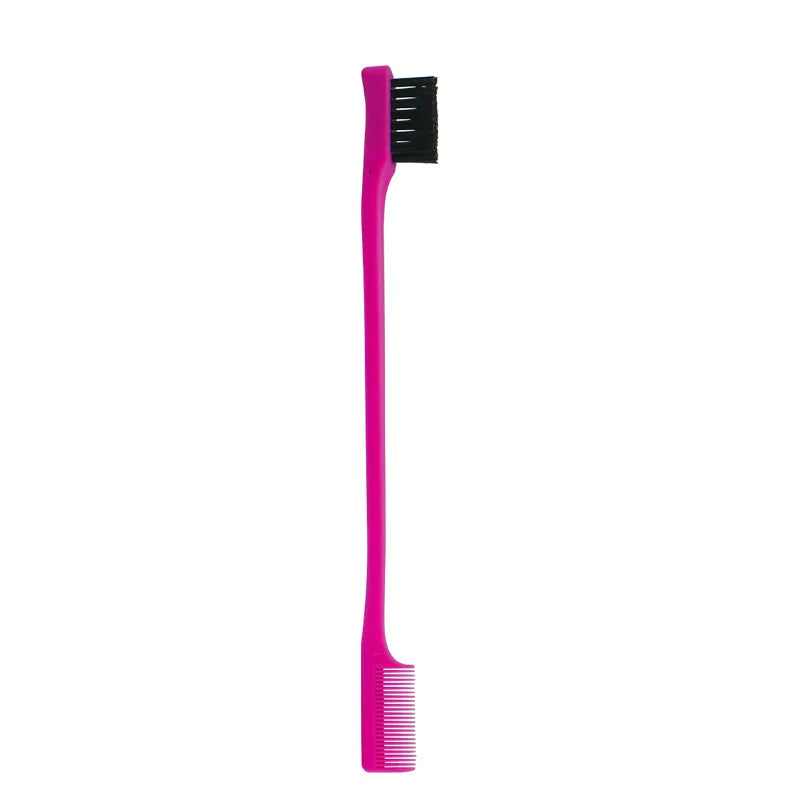 Baby Care Hair Edge Brush Comb Double Sided 3 in 1 Edge Control Brush for Baby Hair Salon Hair Care Comb Brushes Beauty Tools
