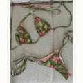 Micro Bikinis 2026 Sexy Women Swimsuit Swimwear Female Floral Thong Bikini Set Biquini Bathing Suit Swimming Suit Beachwear