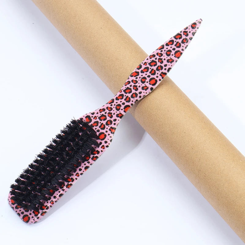 Slick Back Hair Brush for Sleek Ponytail Bun & Smoothing Baby Hairs, Flyaways, Edge Control - Backcombing & Teasing