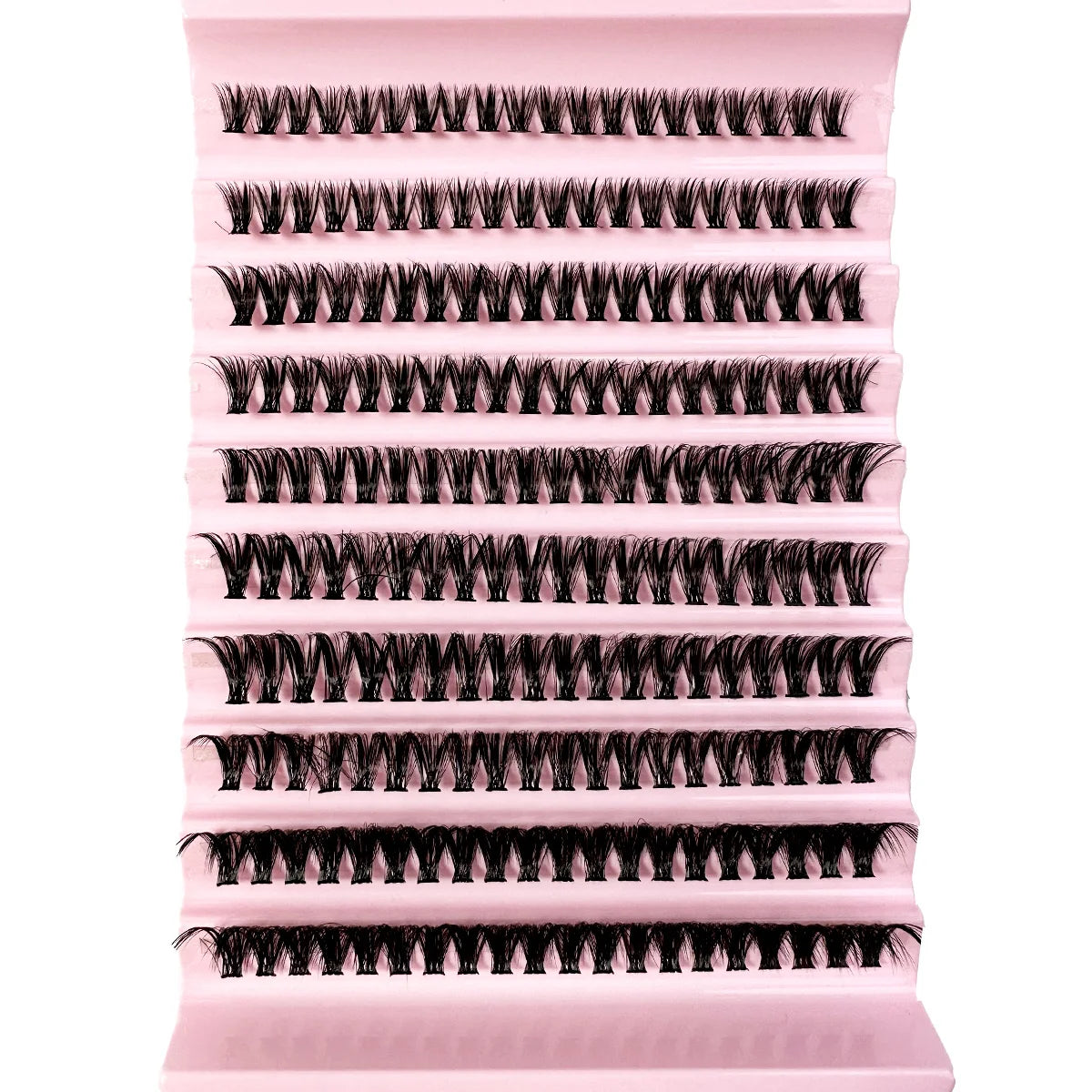 Faux Mink Eyelashes 540Cluster C Curled 9-16mm Mixed Natural Eyelash Extension 3D Russian Strip Personal Eyelash Makeup Tool