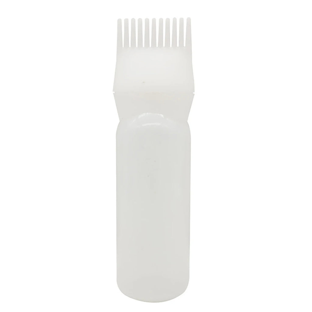 Barber Dyeing Bottle Shampoo Oil Applicator Brush Scalp Treament Applicator Bottle Salon Home DIY Hair Coloring Styling Tools