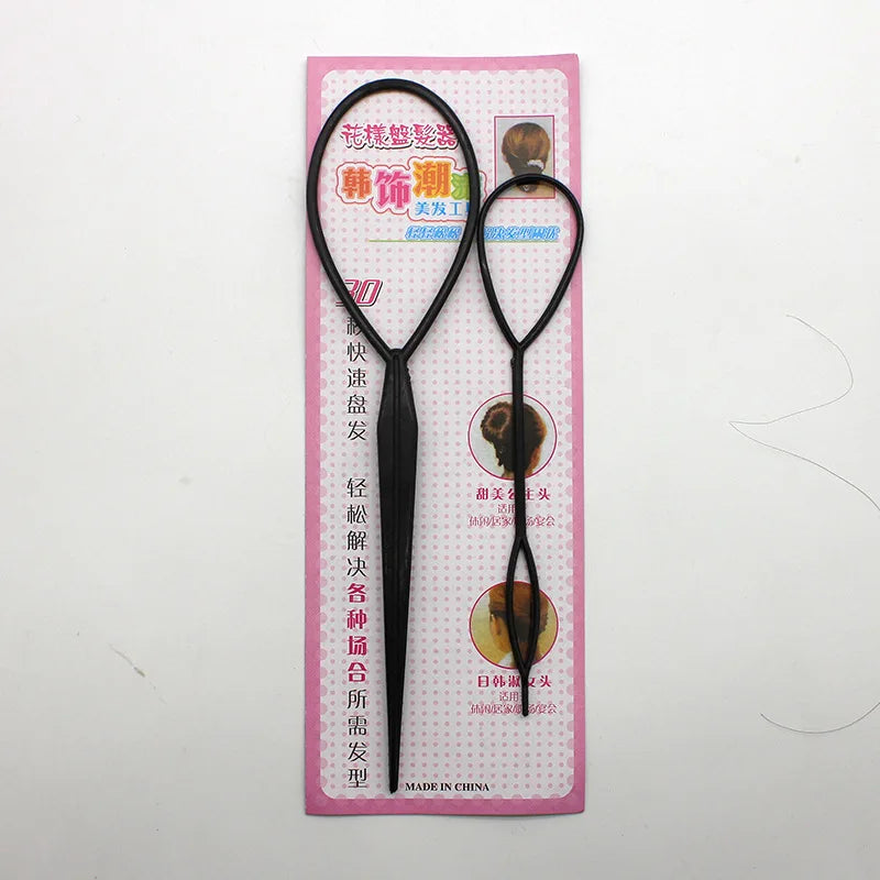 1-6pcs/Set Hair Brush Set Hairdressing Spray Bottle Hair Braiding Loop Rat Tail Comb Teasing Hair Brsuh Edge Control Brush
