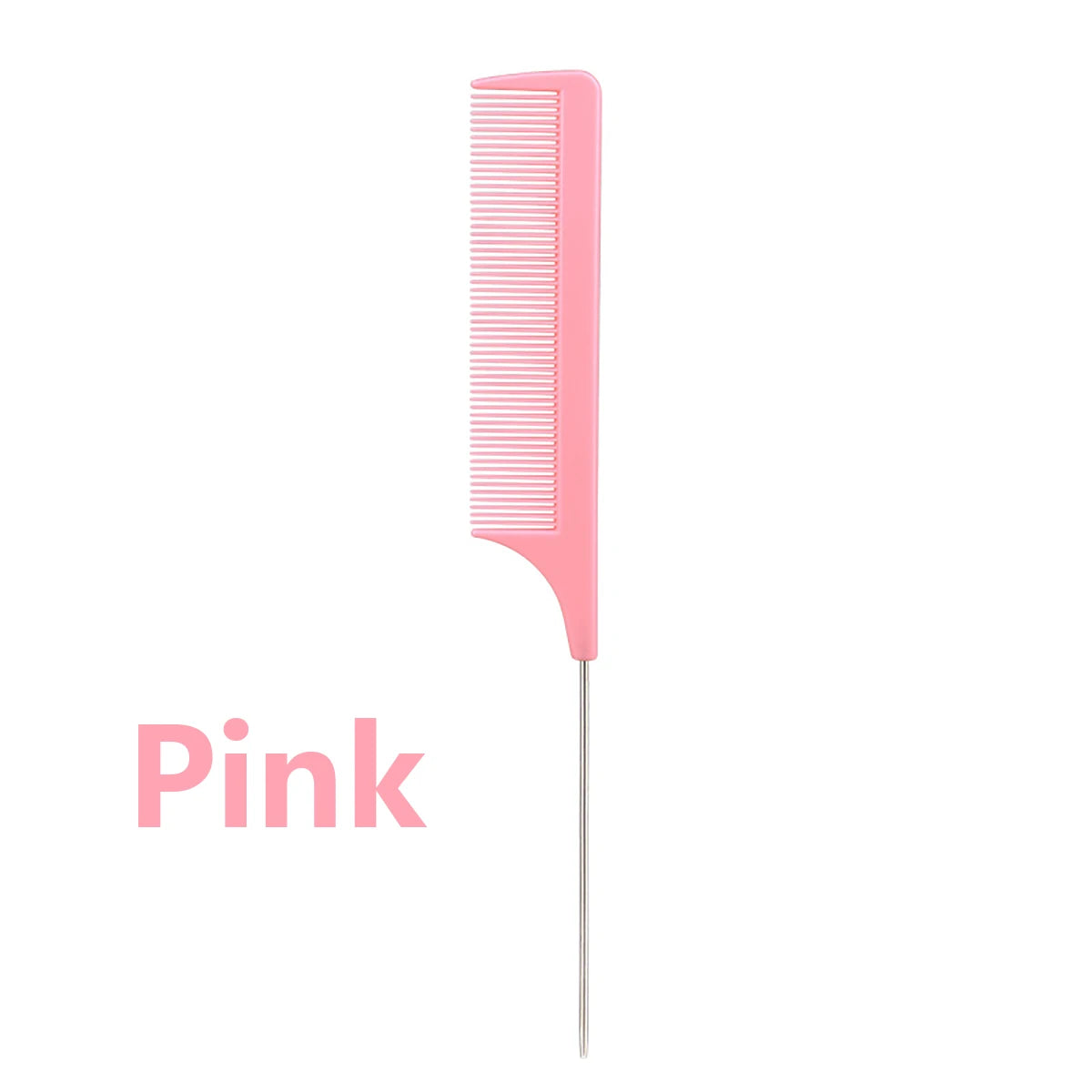 Pro Pointed Tail Salon Hairdressing Hair Styling Anti-static Comb Hair Brush Steel Needle Pin Rat Tail Combs Barber Accessories