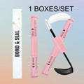 Segmented Individual False Lashes with Dual-Ended Lash Glue - Fast-Drying Gentle Irritation-Free Long-Lasting Hold for Eyelash E