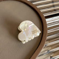 Exquisite Simple Hair Claw Creative Love Heart Shape Acetic Acid Hair Clips Korean Style Women Girls Claw Clips Hair Accessories